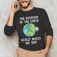 Rotation Of The Earth Makes My Day Science Teacher Earth Day Men's Long Sleeve T-Shirt, novelty gifts, funny gifts Rotation Of The Earth Makes My Day Science Teacher Earth Day Men's Long Sleeve T-Shirt, novelty gifts, funny gifts