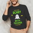 Scary Math Teacher Costume Halloween Lazy Easy Christmas Men's Long Sleeve T-Shirt, novelty gifts, funny gifts Scary Math Teacher Costume Halloween Lazy Easy Christmas Men's Long Sleeve T-Shirt, novelty gifts, funny gifts