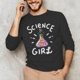 Science Girl Chemistry Biology Student Teacher Men's Long Sleeve T-Shirt, novelty gifts, funny gifts