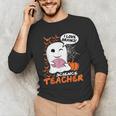 Science Teacher Cute Ghost Halloween Teacher Men Women Men's Long Sleeve T-Shirt, novelty gifts, funny gifts Science Teacher Cute Ghost Halloween Teacher Men Women Men's Long Sleeve T-Shirt, novelty gifts, funny gifts