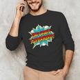 Second Grade Superhero Teacher Student 2nd Grade Comic Retro Men's Long Sleeve T-Shirt, novelty gifts, funny gifts Second Grade Superhero Teacher Student 2nd Grade Comic Retro Men's Long Sleeve T-Shirt, novelty gifts, funny gifts