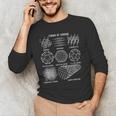 Sheldon Nerdy Forms Carbon Nanotubes Chemistry Teacher Geek Men's Long Sleeve T-Shirt, novelty gifts, funny gifts