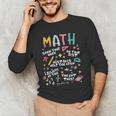 Show Your Work Math Teacher First Day Back To School Men's Long Sleeve T-Shirt, novelty gifts, funny gifts