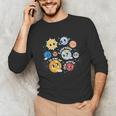 Solar System Learning Is Out Of This World Science Teacher Men's Long Sleeve T-Shirt, novelty gifts, funny gifts