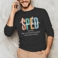 Special Education Sped Teacher Definition For Women & Men Men's Long Sleeve T-Shirt, novelty gifts, funny gifts Special Education Sped Teacher Definition For Women & Men Men's Long Sleeve T-Shirt, novelty gifts, funny gifts