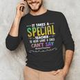 Special Teacher Daycare School Childcare Infant Teacher Men's Long Sleeve T-Shirt, novelty gifts, funny gifts