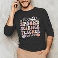 Spooky Science Teacher Halloween Science Teaching For Men Women Men's Long Sleeve T-Shirt, novelty gifts, funny gifts Spooky Science Teacher Halloween Science Teaching For Men Women Men's Long Sleeve T-Shirt, novelty gifts, funny gifts