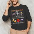 Spooky Syllables Halloween Teacher Student Education Men's Long Sleeve T-Shirt, novelty gifts, funny gifts