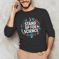 Stand Up For Science STEM Advocacy Pro Scientific Teacher Men's Long Sleeve T-Shirt, novelty gifts, funny gifts Stand Up For Science STEM Advocacy Pro Scientific Teacher Men's Long Sleeve T-Shirt, novelty gifts, funny gifts
