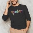 STEMINIST Technology Student STEM Teacher Women Engineering Men's Long Sleeve T-Shirt, novelty gifts, funny gifts STEMINIST Technology Student STEM Teacher Women Engineering Men's Long Sleeve T-Shirt, novelty gifts, funny gifts