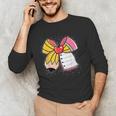 Student Teacher Coquette Bow Pencil Back To School First Day Men's Long Sleeve T-Shirt, novelty gifts, funny gifts Student Teacher Coquette Bow Pencil Back To School First Day Men's Long Sleeve T-Shirt, novelty gifts, funny gifts