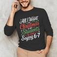 Students Saying 6-7 67 Six Seven Teacher Christmas Men's Long Sleeve T-Shirt, novelty gifts, funny gifts Students Saying 6-7 67 Six Seven Teacher Christmas Men's Long Sleeve T-Shirt, novelty gifts, funny gifts