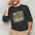 Substitute Teacher Squad Sub Teacher Substitute Teaching Men's Long Sleeve T-Shirt, novelty gifts, funny gifts Substitute Teacher Squad Sub Teacher Substitute Teaching Men's Long Sleeve T-Shirt, novelty gifts, funny gifts