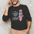 Being A Substitute Teacher Substitute Teaching Men's Long Sleeve T-Shirt, novelty gifts, funny gifts Being A Substitute Teacher Substitute Teaching Men's Long Sleeve T-Shirt, novelty gifts, funny gifts