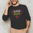 Super Heroe Maestra Espanol Spanish Super Teacher Men's Long Sleeve T-Shirt, novelty gifts, funny gifts