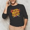 Super Math Teacher Educational Superhero Men's Long Sleeve T-Shirt, novelty gifts, funny gifts Super Math Teacher Educational Superhero Men's Long Sleeve T-Shirt, novelty gifts, funny gifts