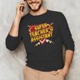 Super Teacher's Assistant Educational Superhero Men's Long Sleeve T-Shirt, novelty gifts, funny gifts Super Teacher's Assistant Educational Superhero Men's Long Sleeve T-Shirt, novelty gifts, funny gifts