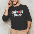 Support Squad Cute Heart Supportive Teacher Team Member Men's Long Sleeve T-Shirt, novelty gifts, funny gifts Support Squad Cute Heart Supportive Teacher Team Member Men's Long Sleeve T-Shirt, novelty gifts, funny gifts