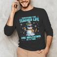 Surviving The Teacher Life Pjs Pajamas Christmas Xmas Teache Men's Long Sleeve T-Shirt, novelty gifts, funny gifts Surviving The Teacher Life Pjs Pajamas Christmas Xmas Teache Men's Long Sleeve T-Shirt, novelty gifts, funny gifts