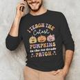 I Teach The Cutest Pumpkins In The Patch 1st Grade Teacher For Men Women Kids Men's Long Sleeve T-Shirt, novelty gifts, funny gifts I Teach The Cutest Pumpkins In The Patch 1st Grade Teacher For Men Women Kids Men's Long Sleeve T-Shirt, novelty gifts, funny gifts
