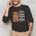 i Teach The Cutest Pumpkins In The Patch Teacher Halloween Men's Long Sleeve T-Shirt, novelty gifts, funny gifts i Teach The Cutest Pumpkins In The Patch Teacher Halloween Men's Long Sleeve T-Shirt, novelty gifts, funny gifts