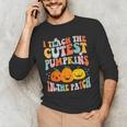 I Teach The Cutest Pumpkins In The Patch Teacher Men's Long Sleeve T-Shirt, novelty gifts, funny gifts I Teach The Cutest Pumpkins In The Patch Teacher Men's Long Sleeve T-Shirt, novelty gifts, funny gifts