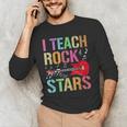 I Teach Rockstars Band Vibes Teacher Rocks My Music Teaching Men's Long Sleeve T-Shirt, novelty gifts, funny gifts I Teach Rockstars Band Vibes Teacher Rocks My Music Teaching Men's Long Sleeve T-Shirt, novelty gifts, funny gifts