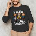 I Teach Superheroes Cute Back To School Teacher Men's Long Sleeve T-Shirt, novelty gifts, funny gifts I Teach Superheroes Cute Back To School Teacher Men's Long Sleeve T-Shirt, novelty gifts, funny gifts