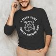 I Teach Some Turtley Awesome Kids Teacher Turtle Pun Men's Long Sleeve T-Shirt, novelty gifts, funny gifts I Teach Some Turtley Awesome Kids Teacher Turtle Pun Men's Long Sleeve T-Shirt, novelty gifts, funny gifts