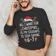 Teacher 67 Christmas Six Seven 6-7 For Men Women Humor Men's Long Sleeve T-Shirt, novelty gifts, funny gifts Teacher 67 Christmas Six Seven 6-7 For Men Women Humor Men's Long Sleeve T-Shirt, novelty gifts, funny gifts