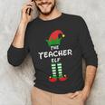 The Teacher Elf Family Matching Group Idea Christmas Men's Long Sleeve T-Shirt, novelty gifts, funny gifts The Teacher Elf Family Matching Group Idea Christmas Men's Long Sleeve T-Shirt, novelty gifts, funny gifts