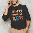 In My Teacher Era First Day Of School Back To School Retro Men's Long Sleeve T-Shirt, novelty gifts, funny gifts In My Teacher Era First Day Of School Back To School Retro Men's Long Sleeve T-Shirt, novelty gifts, funny gifts