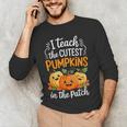 Teacher Halloween Pre-K Teacher Kindergarten Cutest Pumpkins Men's Long Sleeve T-Shirt, novelty gifts, funny gifts Teacher Halloween Pre-K Teacher Kindergarten Cutest Pumpkins Men's Long Sleeve T-Shirt, novelty gifts, funny gifts