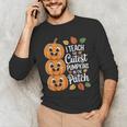 Teacher Halloween Tshirts I Teach The Cutest Pumpkins Men's Long Sleeve T-Shirt, novelty gifts, funny gifts Teacher Halloween Tshirts I Teach The Cutest Pumpkins Men's Long Sleeve T-Shirt, novelty gifts, funny gifts