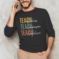 Teacher Kindness Compassion Confidence Teaching Men's Long Sleeve T-Shirt, novelty gifts, funny gifts Teacher Kindness Compassion Confidence Teaching Men's Long Sleeve T-Shirt, novelty gifts, funny gifts