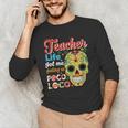 Teacher Life Got Me Feeling Un Poco Loco Men's Long Sleeve T-Shirt, novelty gifts, funny gifts