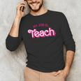 Teacher Life My Job Is Teach Men's Long Sleeve T-Shirt, novelty gifts, funny gifts Teacher Life My Job Is Teach Men's Long Sleeve T-Shirt, novelty gifts, funny gifts