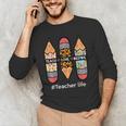 Teacher Life Teach Love Inspire Pencils Inspirational Women Men's Long Sleeve T-Shirt, novelty gifts, funny gifts Teacher Life Teach Love Inspire Pencils Inspirational Women Men's Long Sleeve T-Shirt, novelty gifts, funny gifts