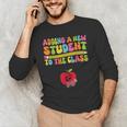 Teacher Pregnancy Announcement Clothing Expecting Teacher X-Small Men's Long Sleeve T-Shirt, novelty gifts, funny gifts Teacher Pregnancy Announcement Clothing Expecting Teacher X-Small Men's Long Sleeve T-Shirt, novelty gifts, funny gifts