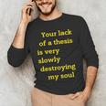 Teacher Or Professor Essay Thesis Writing Joke For Men Women Men's Long Sleeve T-Shirt, novelty gifts, funny gifts Teacher Or Professor Essay Thesis Writing Joke For Men Women Men's Long Sleeve T-Shirt, novelty gifts, funny gifts