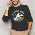 Teacher-Saurus Dinosaur Teacher Design T-Rex Design Men's Long Sleeve T-Shirt, novelty gifts, funny gifts