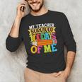My Teacher Survived 100 Days Of Me 100th Day Of School Kids Men's Long Sleeve T-Shirt, novelty gifts, funny gifts My Teacher Survived 100 Days Of Me 100th Day Of School Kids Men's Long Sleeve T-Shirt, novelty gifts, funny gifts