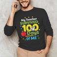 My Teacher Survived 100 Days Of Me Men's Long Sleeve T-Shirt, novelty gifts, funny gifts My Teacher Survived 100 Days Of Me Men's Long Sleeve T-Shirt, novelty gifts, funny gifts