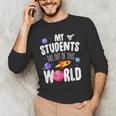 Teacher Tee My Students Are Out Of This World Space Men's Long Sleeve T-Shirt, novelty gifts, funny gifts Teacher Tee My Students Are Out Of This World Space Men's Long Sleeve T-Shirt, novelty gifts, funny gifts