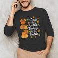 Teacher Thanksgiving I Teach The Cutest Turkeys In The Patch Men's Long Sleeve T-Shirt, novelty gifts, funny gifts