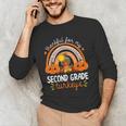 Teacher Thanksgiving Thankful For My Second Grade Turkeys Men's Long Sleeve T-Shirt, novelty gifts, funny gifts