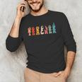 Teacher Word In Sign Language Awareness ASL Back To School Men's Long Sleeve T-Shirt, novelty gifts, funny gifts Teacher Word In Sign Language Awareness ASL Back To School Men's Long Sleeve T-Shirt, novelty gifts, funny gifts