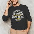 Teachers Aide Idea Professional Superhero Teachers Aides Men Women Men's Long Sleeve T-Shirt, novelty gifts, funny gifts