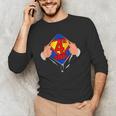Teachers Are Superheroes 4th Grade Super Teacher Staff Men Women Men's Long Sleeve T-Shirt, novelty gifts, funny gifts