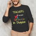 Teachers Are Superheroes First Day School T-Shirt Men's Long Sleeve T-Shirt, novelty gifts, funny gifts